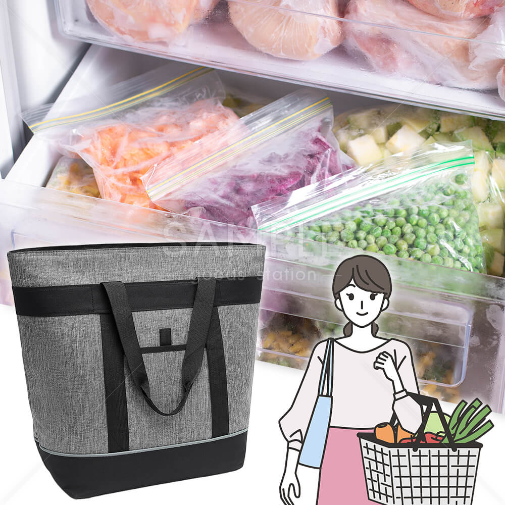 保冷バッグ 大容量 容量30L おしゃれ 自立式 買い物バッグ 手提げバッグ 肩掛けバッグ アウトドア キャンプ 運動会 花見 BBQ クーラーバッグ 保冷保温 軽量 折り畳み可能 マチ付き