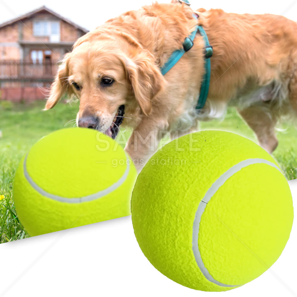 ペット用 おもちゃ テニスボール ビッグサイズ 直径24cm アウトドア ボール フェルト素材使用 運動不足解消 サインボール 寄せ書き 記念品 思い出 専用空気入れ付属 誤飲防止