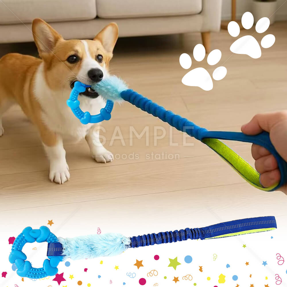 犬用おもちゃ 噛む ロープ 頑丈 子犬 引っ張り合える 知育玩具 小型犬 中型犬 噛むおもちゃ 噛んでも壊れない ゴム ストレス解消 運動不足解消 リング しつけ用 綱引き トレーニング